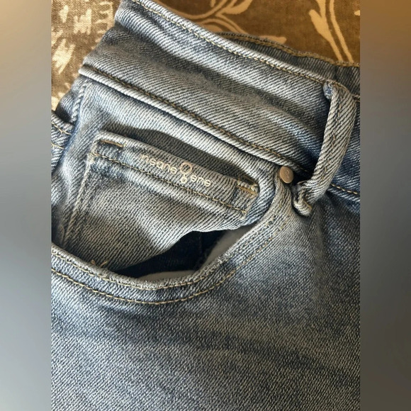 Insane Gene Straight Crop Raw Hem Jeans - Picture 7 of 12